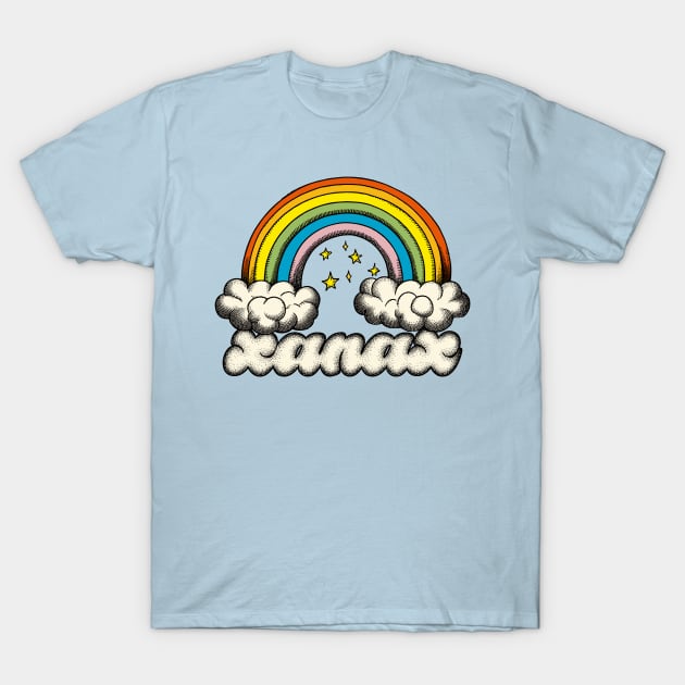 Xanax Rainbow T-Shirt by DankFutura